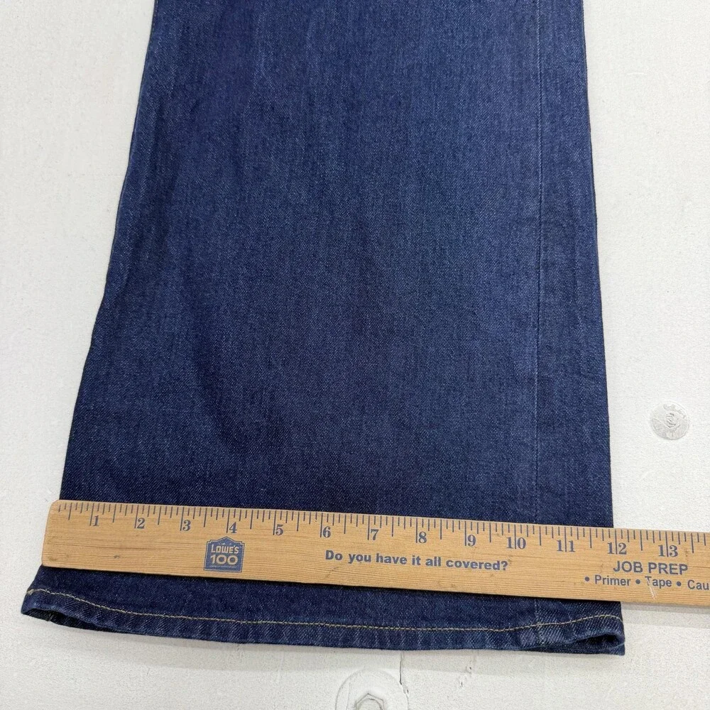 J.Crew Wide Leg Jeans Womens 28 Blue Dark Wash High Rise Denim Trouser